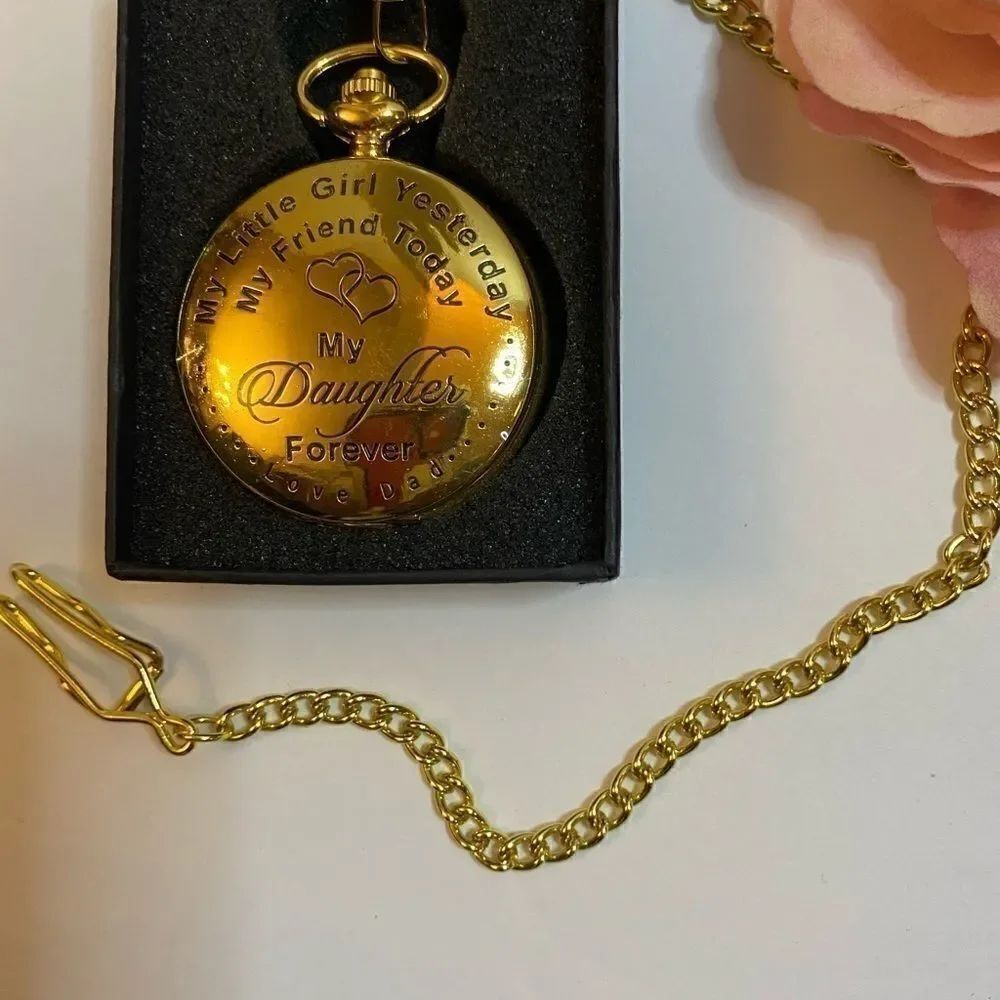 đMemoryâgiftâshop toâdaughterâpocketâwatch - Picture 3 of 11